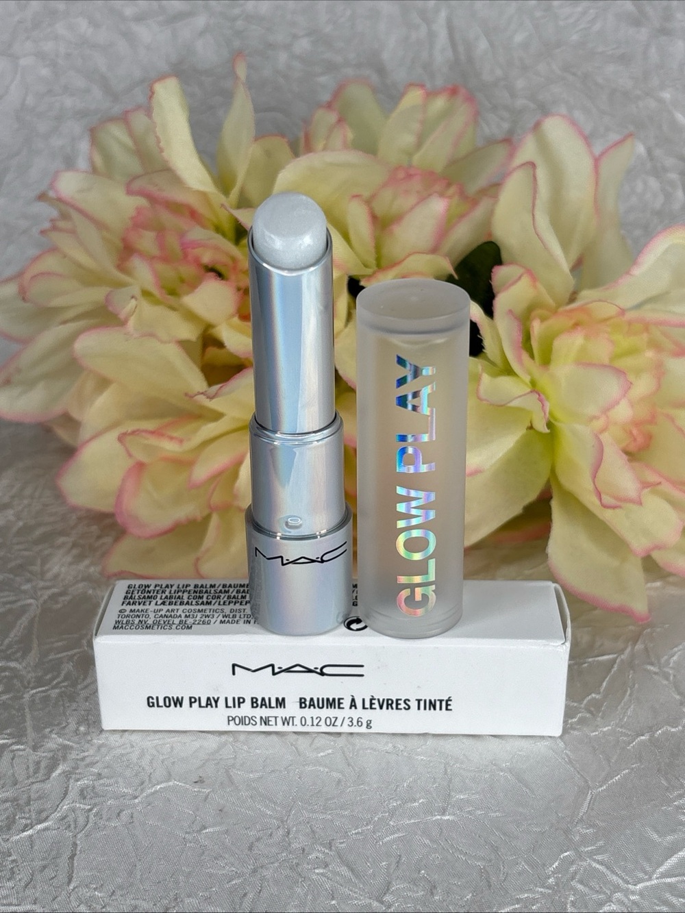 Mac Glow Play Lip Balm - 450 Halo At Me - Full Size New In Box
